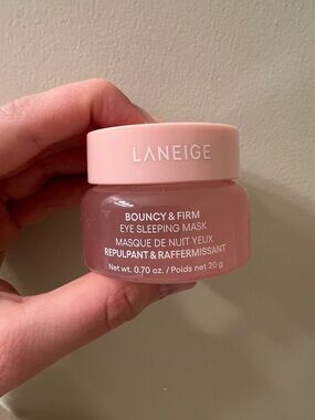 LANEIGE Pink Bouncy & Firm Eye Sleeping Mask